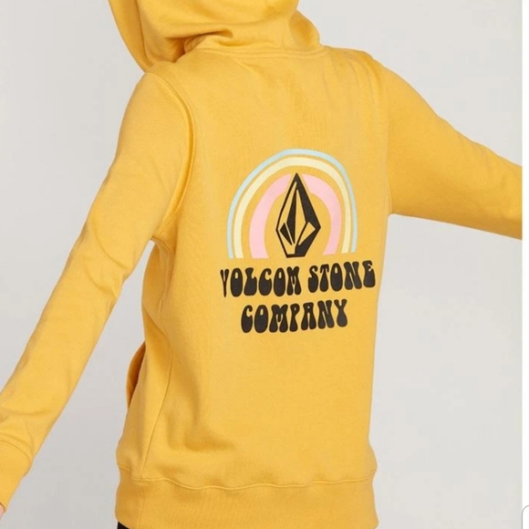 Volcom hoodie yellow - Picture 2 of 5